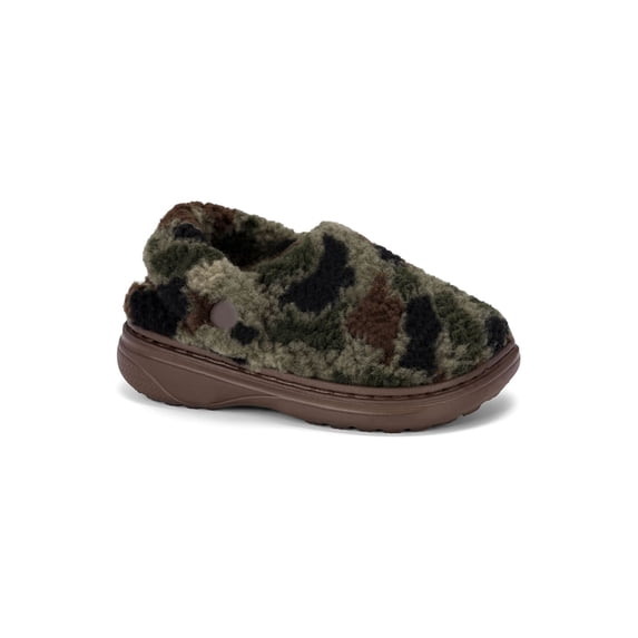 Rugged Shark Toddler Boys Sherpa Fuzzy Clogs
