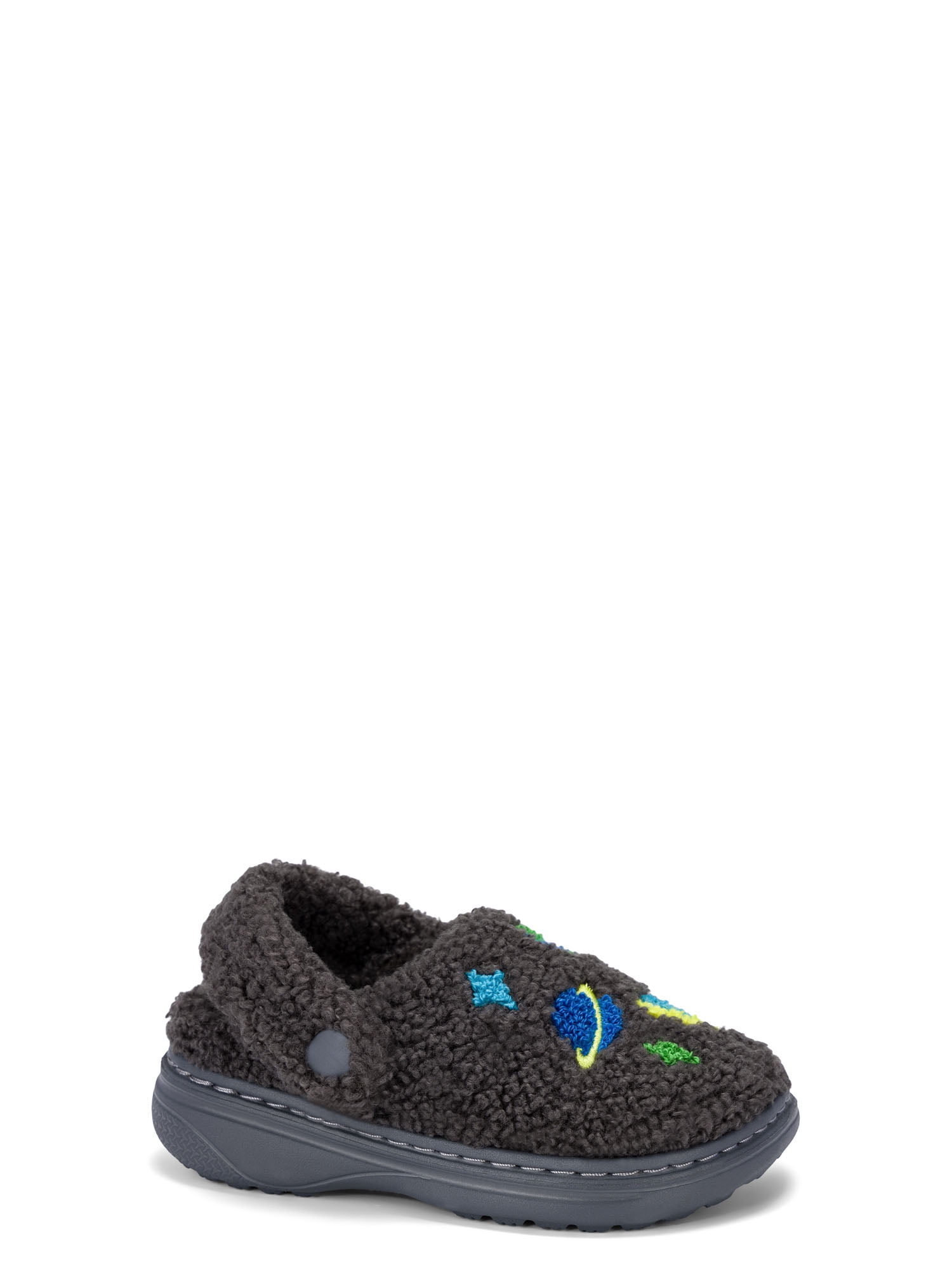 Rugged Shark Toddler Boys Sherpa Fuzzy Clogs