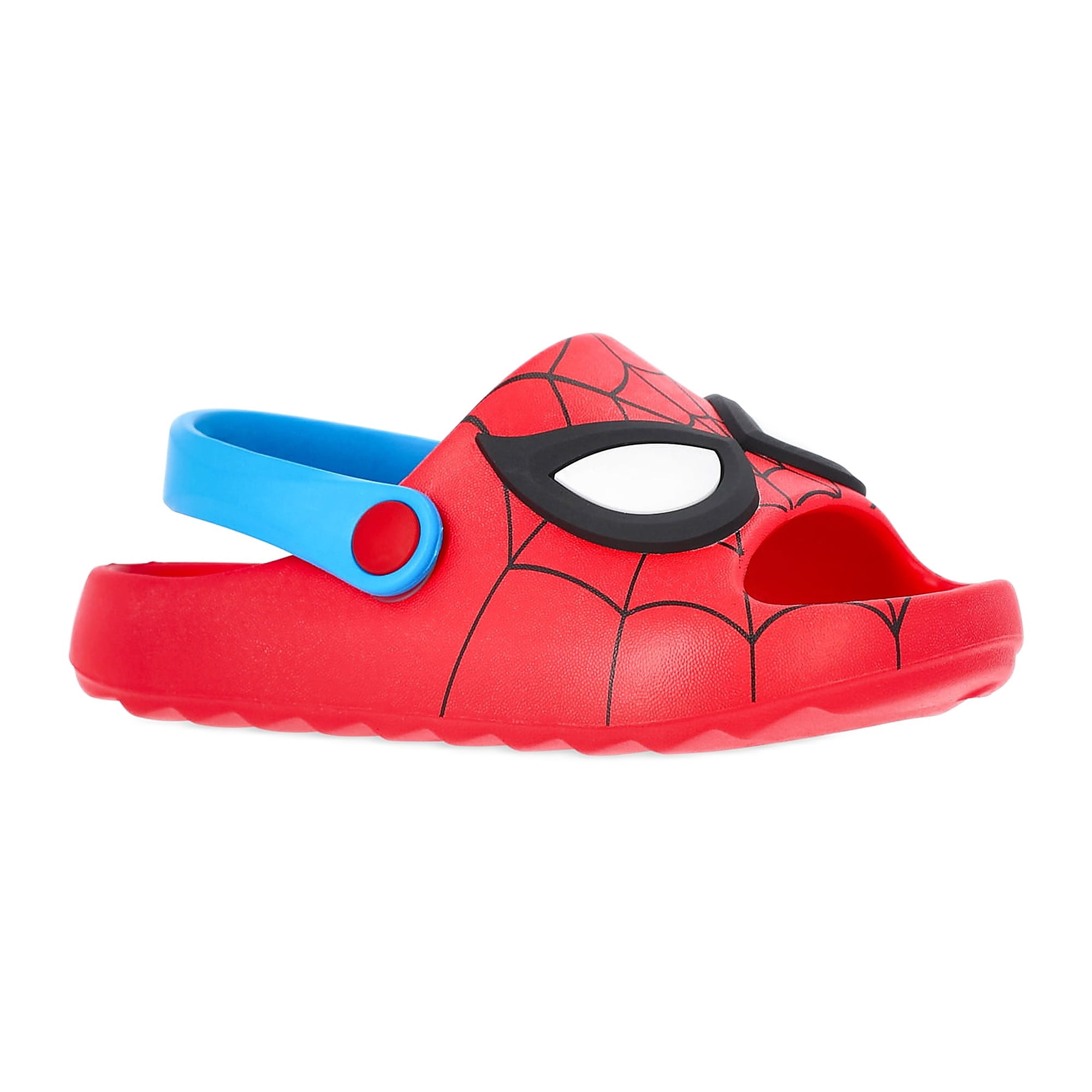 Spider Man Toddler Boys Slide Sandals with Back Strap