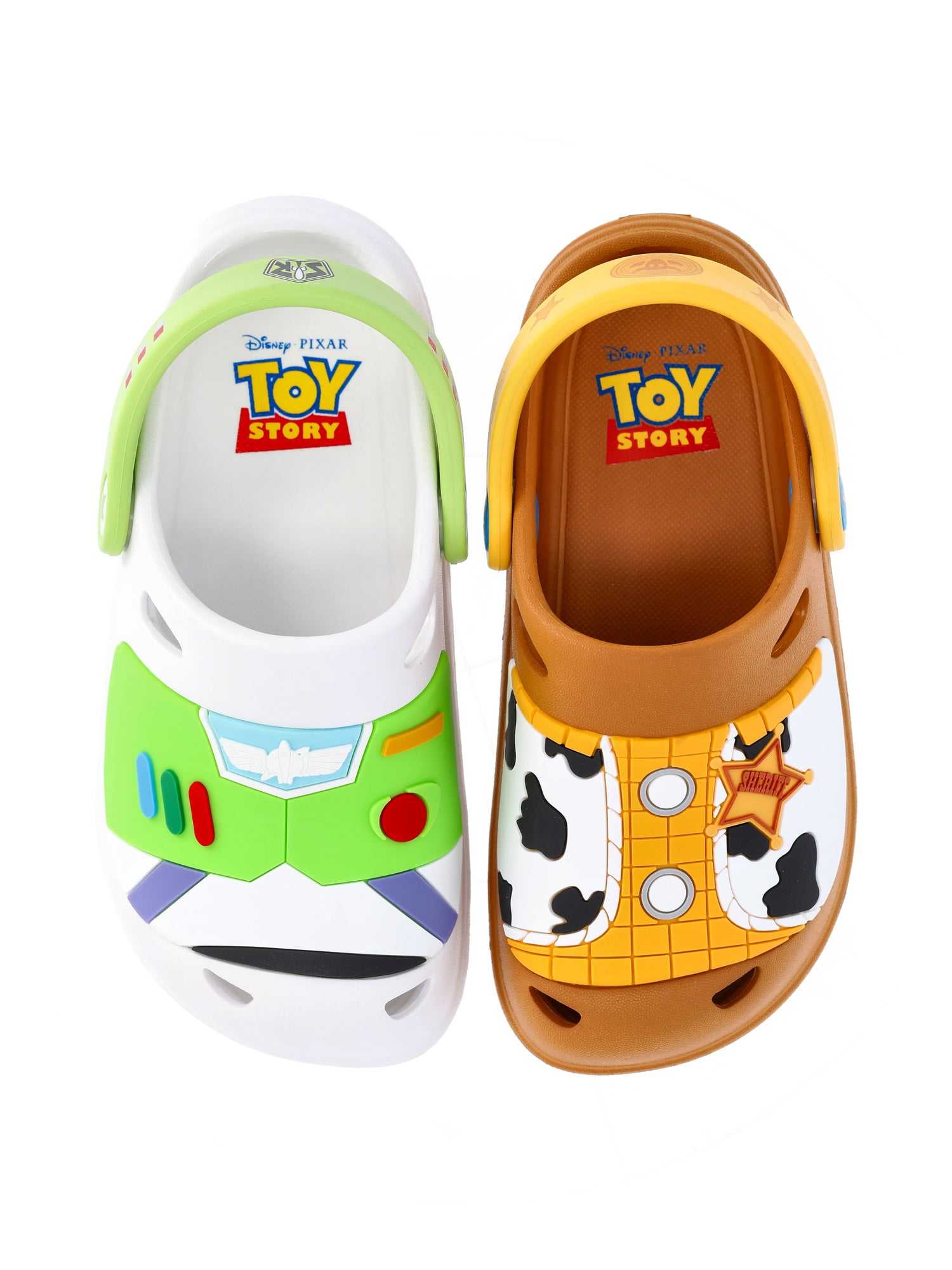 Toy Story Toddler Boys Woody Buzz Lightyear Clog Sandals