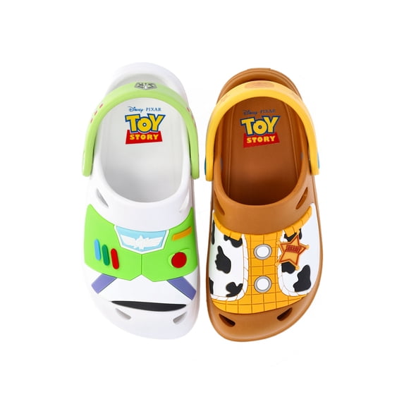 Toy Story Toddler Boys Woody Buzz Lightyear Clog Sandals