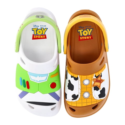 Toy Story Toddler Boys Woody Buzz Lightyear Clog Sandals
