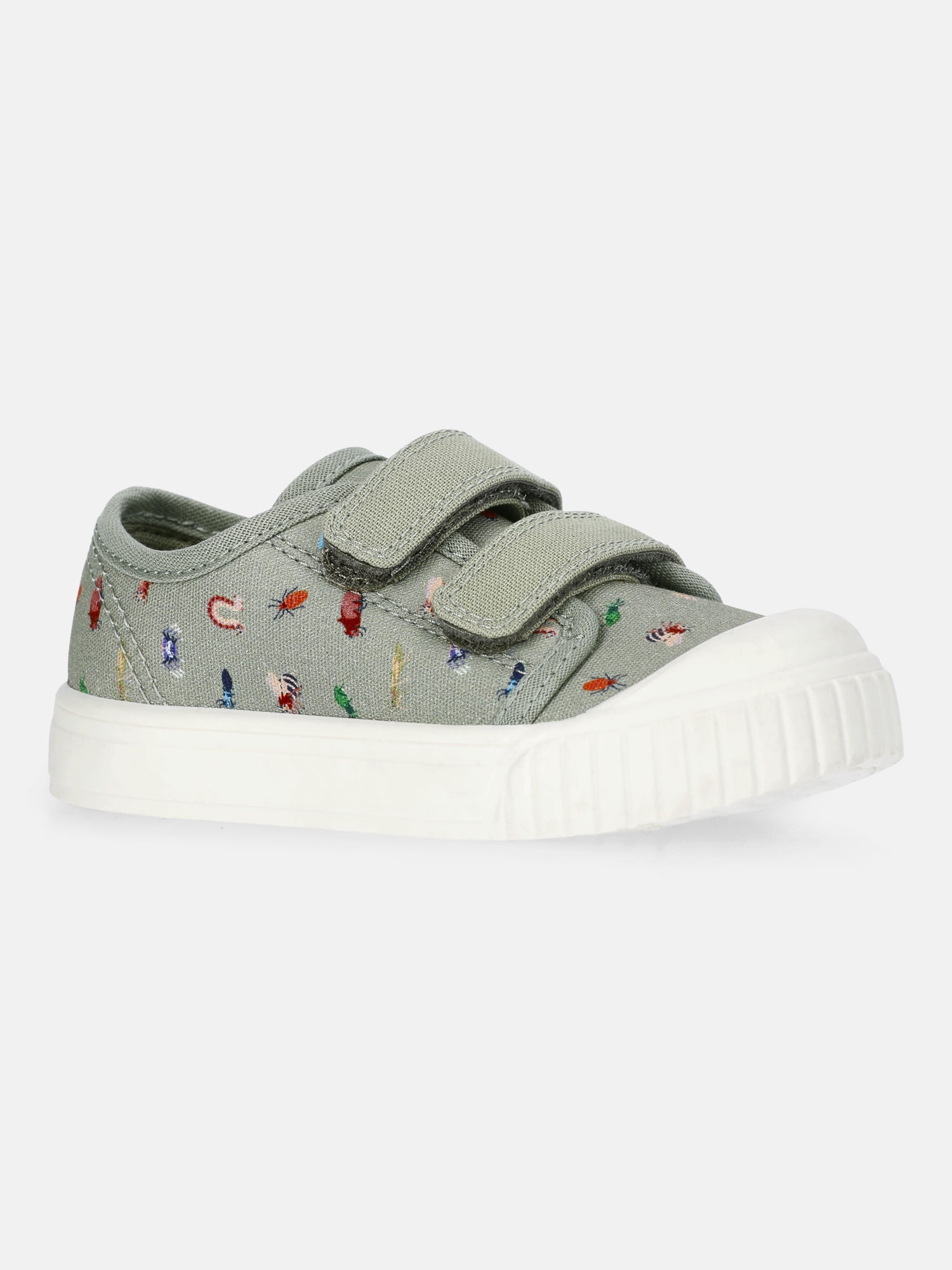Wonder Nation Baby and Toddler Boys Two-Strap Bump Toe Sneakers