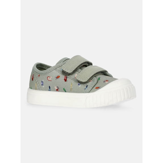 Wonder Nation Baby and Toddler Boys Two-Strap Bump Toe Sneakers