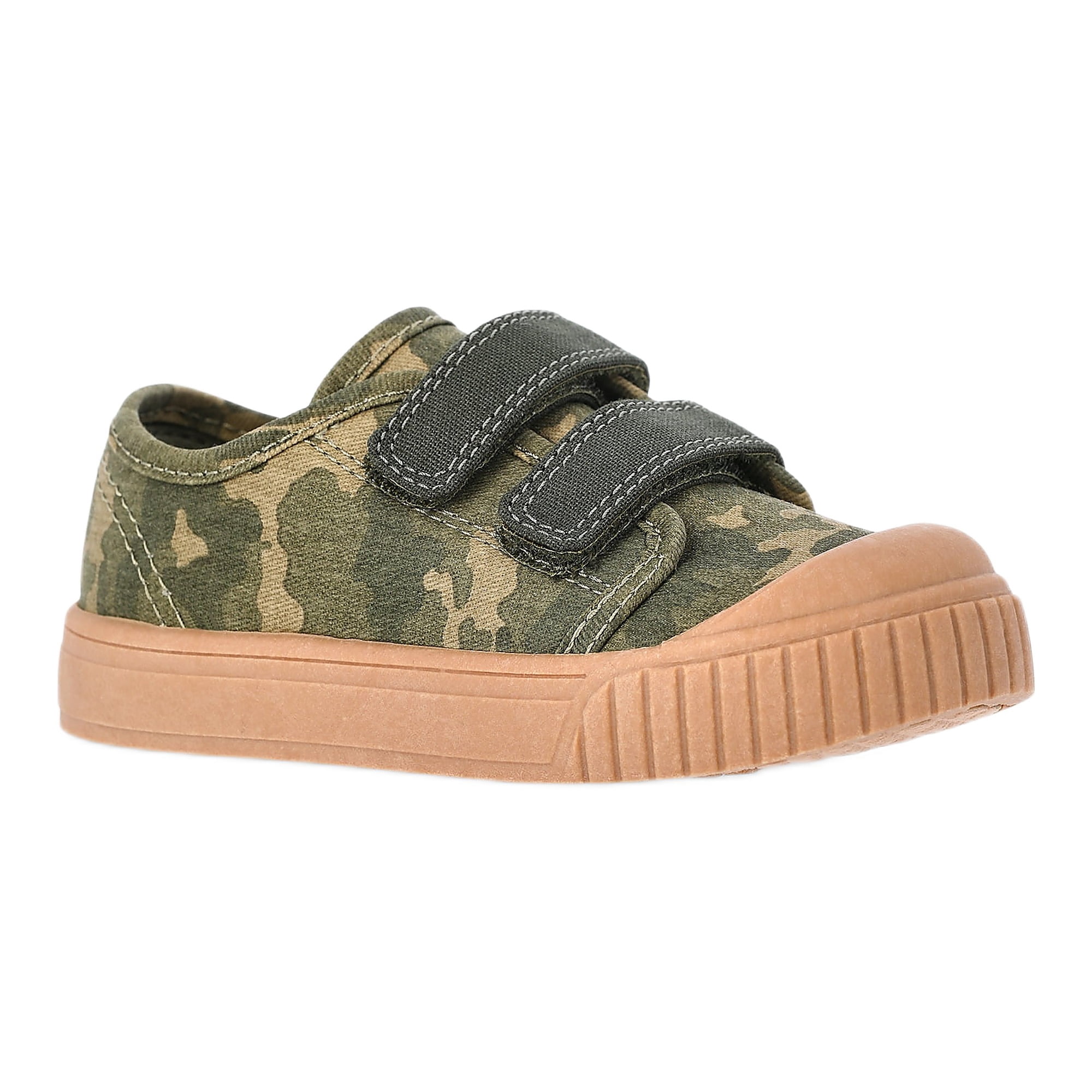Wonder Nation Baby and Toddler Boys Bump Toe Sneakers with Adjustable Strap