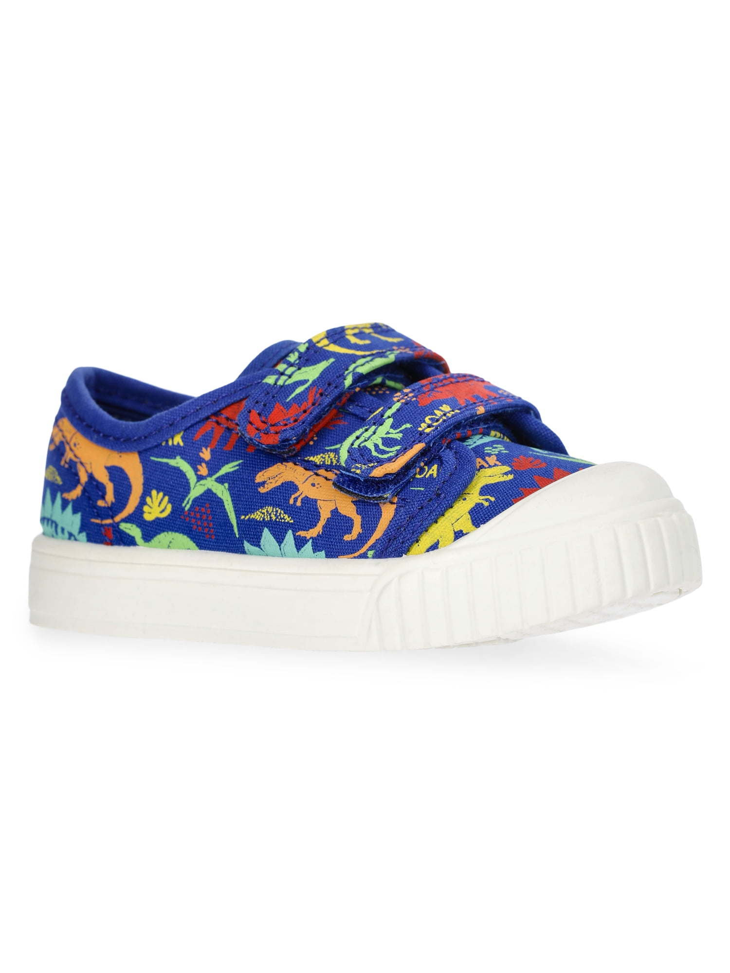 Wonder Nation Baby and Toddler Boys Two-Strap Bump Toe Sneakers