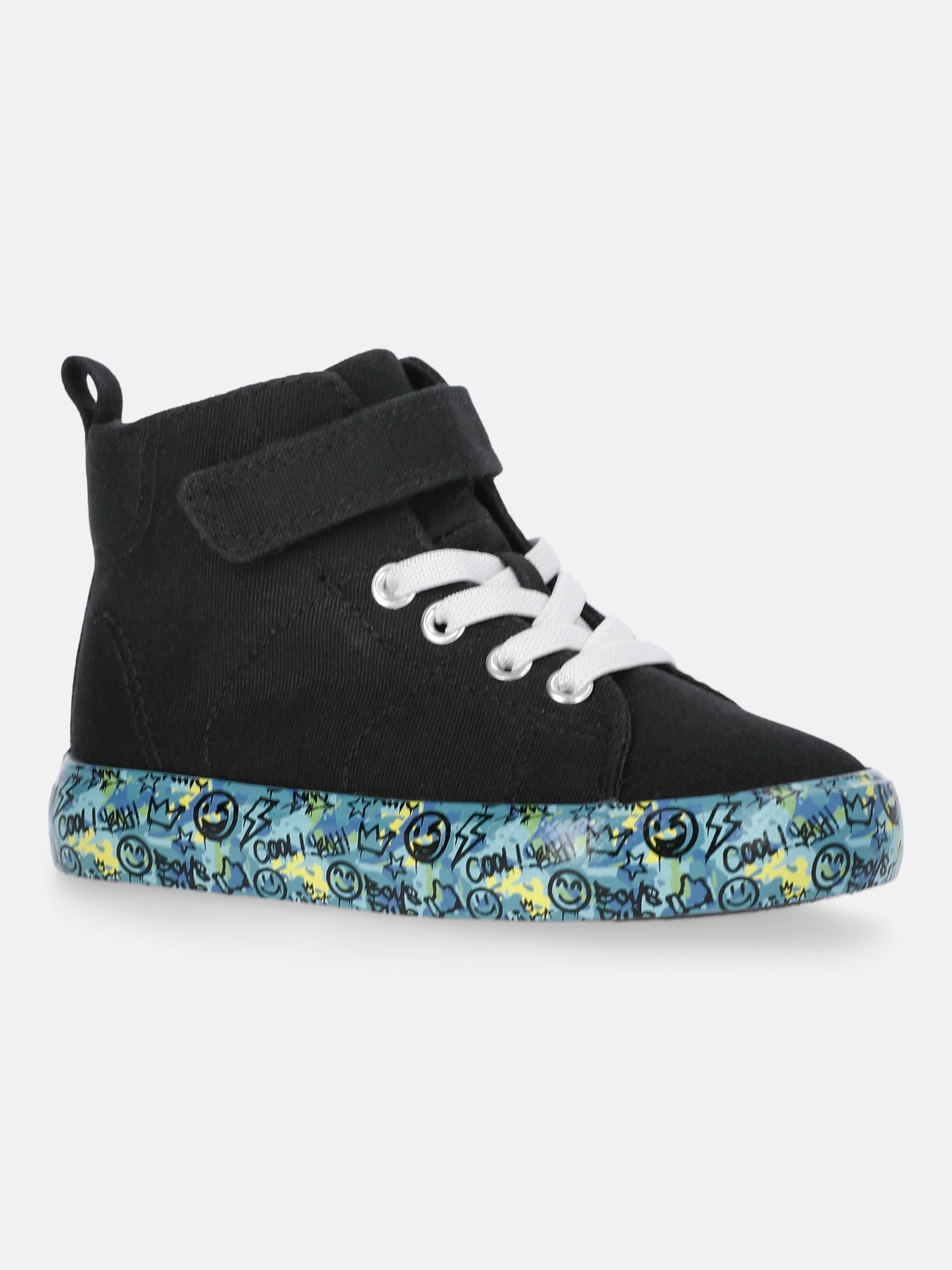 Wonder Nation Toddler Boys Casual High Top Sneakers