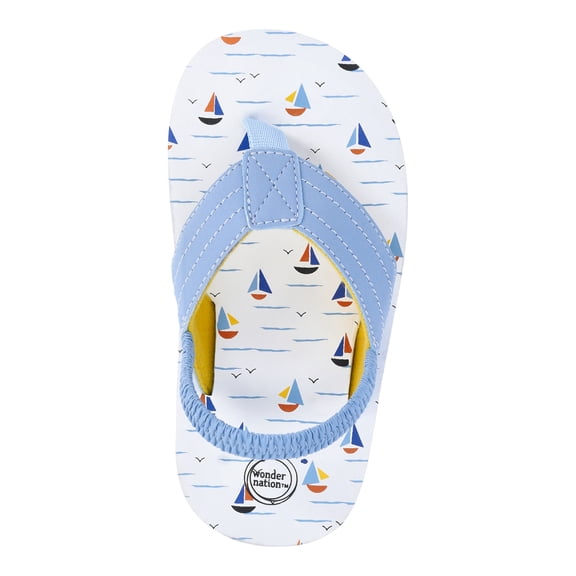 Wonder Nation Toddler Boys Fashion Flip Flops