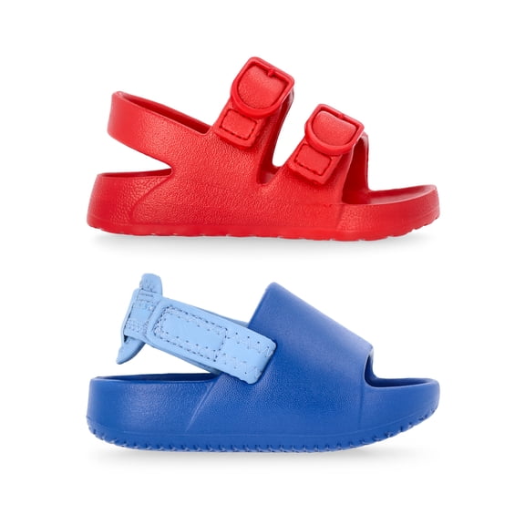 Wonder Nation Baby and Toddler Sandals, 2-Pack