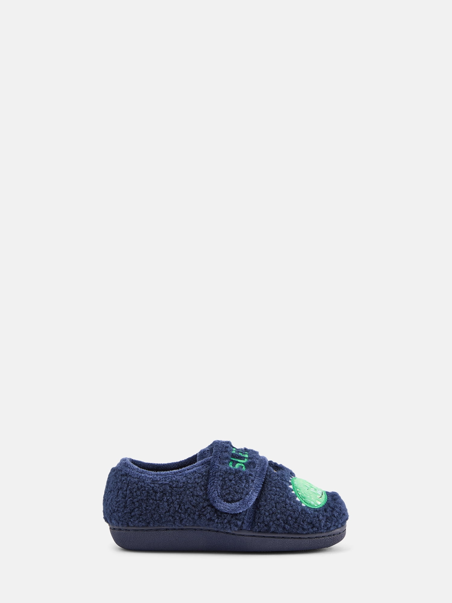 Wonder Nation Baby and Toddler Boys Embroidered Slippers