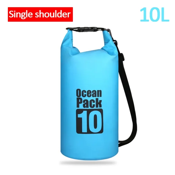 BT Waterproof PVC Dry Bag for Women Men 2L/5L/10L/15L/20L/30L Outdoor Sport Storage Bag for Kayaking, Boating, Fishing, Swimming,D5 Single shoulder
