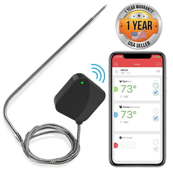 BT cord free BBQ Thermometer