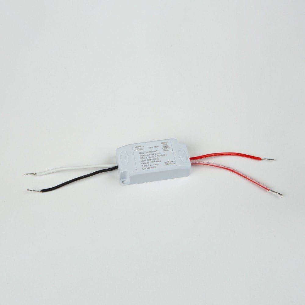 Compact White Metal Wireless Smart Lighting Adapter