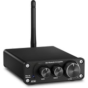 BT10A Stereo Amplifier, 100W x 2 Mini Class D Power Amplifier Receiver for Passive Speakers, 2 Audio Amp with , for Bookshelf, Ceiling, Garage, Patio -TwoTPA3116 Chips