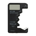 thumbnail image 1 of BT189 Battery Tester for AAA,AA,C,D,9V,F,6F22 Batteries,1.5V/3V Button Batteries, LCD Display Household Battery Detector, Detects Battery Power By Battery Voltage, Battery Checker(Black,5.7x3.5"), 1 of 9