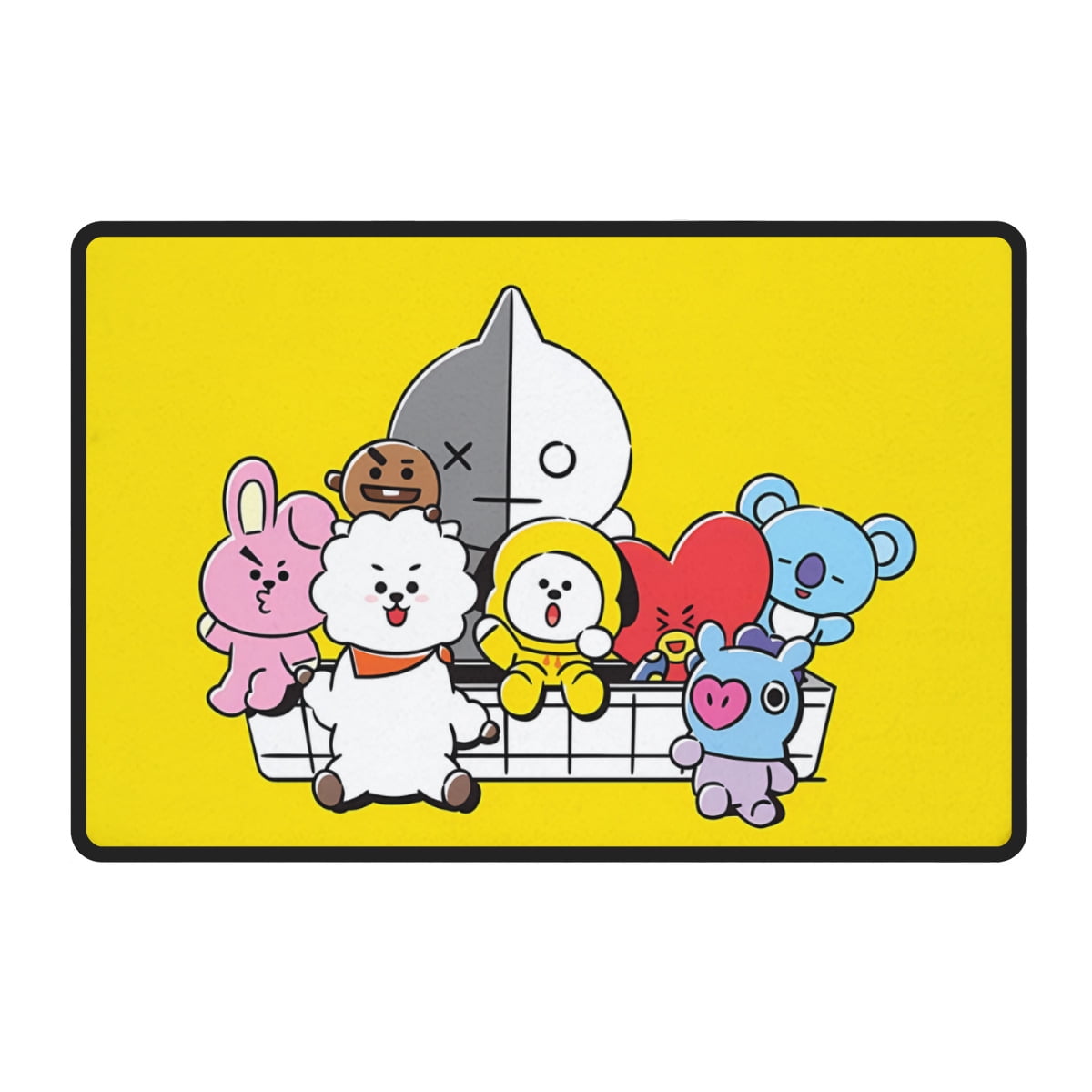 BT21 Area Rugs for Bedroom,36x24 Inch Anime Home Decor Mat - Walmart.com