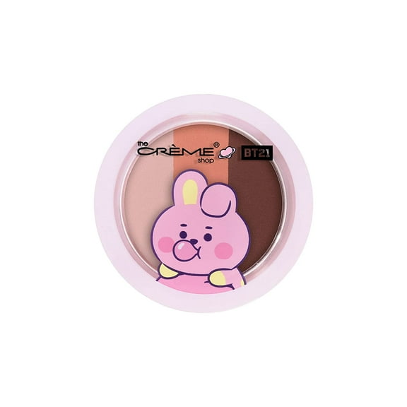 The Cr me Shop BT21 Baby COOKY Ultra-Pigmented Eyeshadow Trio - Bubblegum Pop