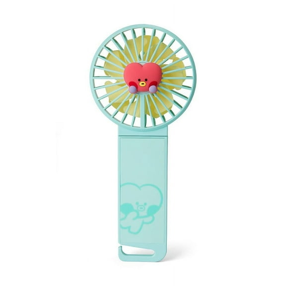 BT21 MININI Dual Blade Portable Handheld Personal Handy Fan by BTS  (Tata)