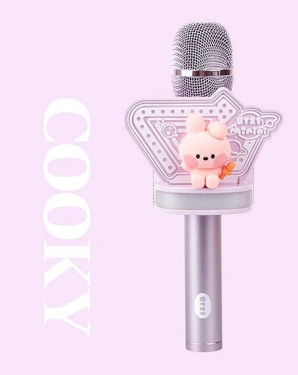 BT21 Minini Wireless Mic クッキーcooky BT21 MININI LED Wireless Bluetooth Mic by BTS Cooky