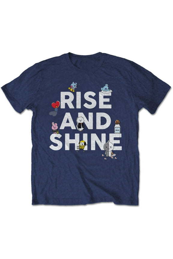 BT21 Unisex T-Shirt Rise And Shine (Small)