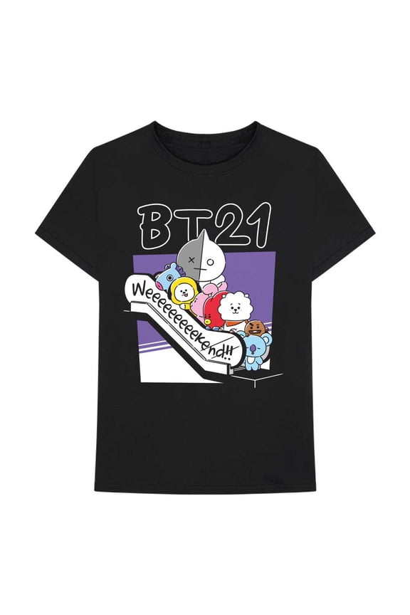 BT21 Unisex T-Shirt Weekend (Medium)
