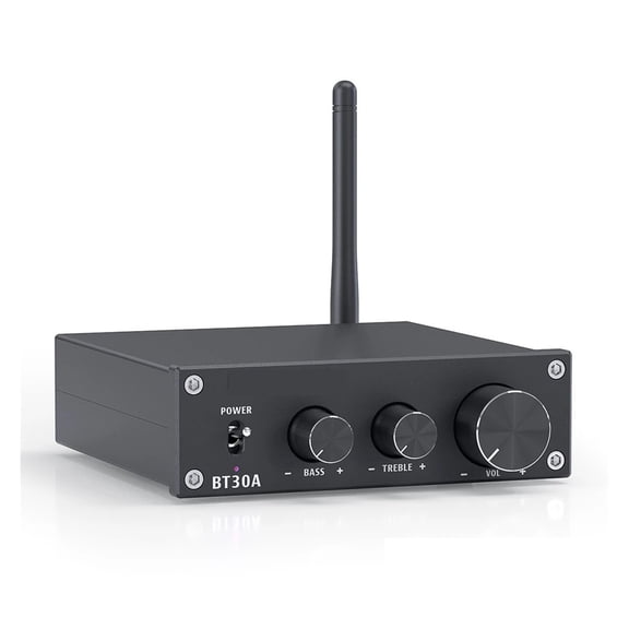 BT30A 2.1 Channel Digital Bluetooth Amp With Bass & Treble Stereo Amplifier For Home Passive Speakers Subwoofer