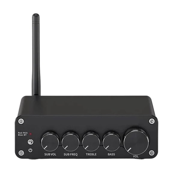 BT30D Bluetooth Sound Power Amplifier 2.1 Channel Bass Treble Control Amp Sound Amp