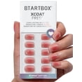thumbnail image 1 of BTArtbox Press On Nails - Cyber Crimson, Short Square, 2-Week Wear, Easy-to-Apply, 30 Count All-in-One Kit, 1 of 8