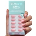 thumbnail image 1 of BTArtbox Press On Nails - Quit Poise, Extra Short Almond, 2-Week Wear, Easy-to-Apply, 32 Count All-in-One Kit, 1 of 8