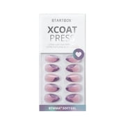 BTArtbox Press On Nails - Mermaid Tail, Short Almond, Lamp-Curable, 4-Week Wear, Easy-to-Apply, 32 Count All-in-One Kit