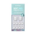 thumbnail image 1 of BTArtbox Press On Toenails - lvory White, Square, 2-Week Wear, Easy-to-Apply, 30 Count All-in-One Kit, 1 of 8