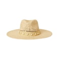 thumbnail image 1 of BTB Los Angeles Ollie Pearl Straw Hat, s, Brown, 1 of 1