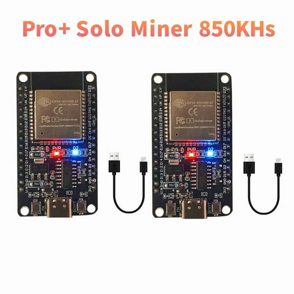 BTC Miner Pro+ Solo Miner 850KH/S Hashrate WiFi Bitcoin BTC Miner ESP32 Chip Asic Mining Low Power for Home Office