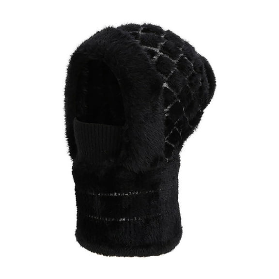 BTDECLAR Womens Warm Cap for Hunting Cycling Hiking, Neck and Head Warmth Fleece Lined Windproof Face Cover Hat Scarf