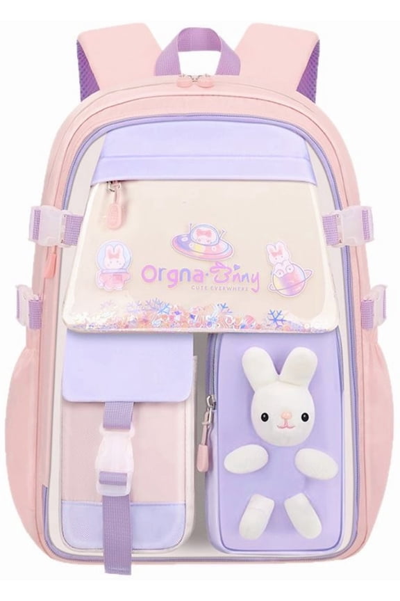 Bunny Backpack, Kawaii Backpack Cute Sequin Bag, Back Protection Lightweight Backpack