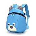 thumbnail image 1 of BTEPSGA Cute Bear Small Backpack With Leash Backpack Bag  Mini Size,Blue, 1 of 6