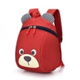 thumbnail image 1 of BTEPSGA Cute Bear Small Backpack With Leash Backpack Bag  Mini Size,Red, 1 of 6