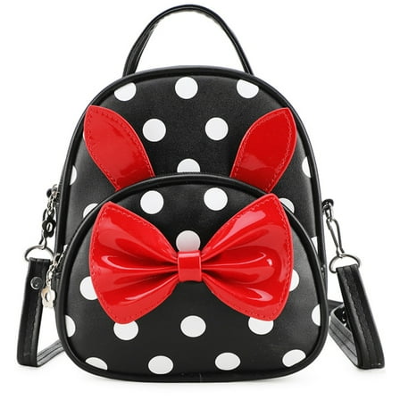 BTEPSGA Cute Bowknot Backpack Fashion Crossbody Small Bag Travel Backpacks