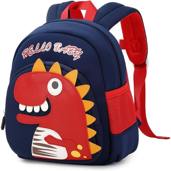 BTEPSGA Cute Dinosaur Backpack Anti-lost Small Backpacks with Safety Leash Waterproof Backpack Daypack Travel Bag