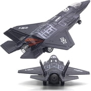 BTEPSGA Aircraft Model Toy, Die cast Metal Plane Pull Back Toy Plane With Light & Sound Effects