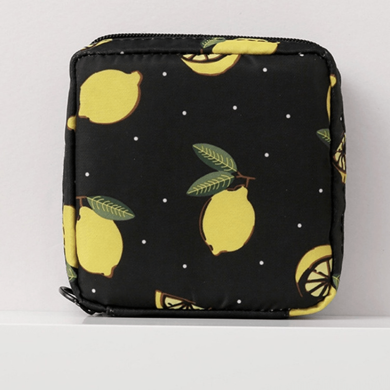 BTESF Waterproof Fabric Sanitary Napkin Bag Multi Travel Cosmetic