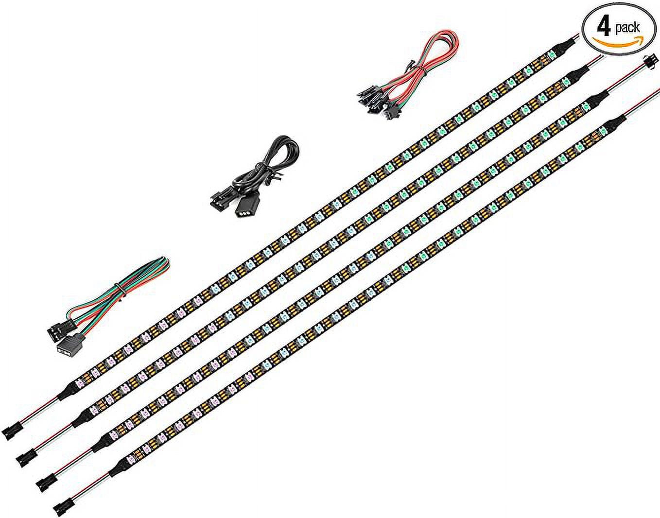 19in RGB LED Light Strip with Remote Control