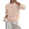 thumbnail image 1 of BTFBM Button Cardigan Sweaters for Women Fall Clothes Ribbed Knit Open Front Cardigan, Long Sleeve Sweater, Cozy Soft Stretchy Outerwear, Relaxed Fit, Trendy Winter Outfits, 1 of 8