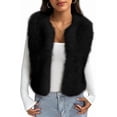 thumbnail image 1 of BTFBM Faux Fur Vest Women Fall Fashion Sleeveless Fuzzy Jacket Fluffy Coats Winter Clothing Furry Outerwear Vests, 1 of 9