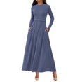 Spring Bresses BTFBM Long Sleeve Dress for Women Spring Clothes Pockets Business ...