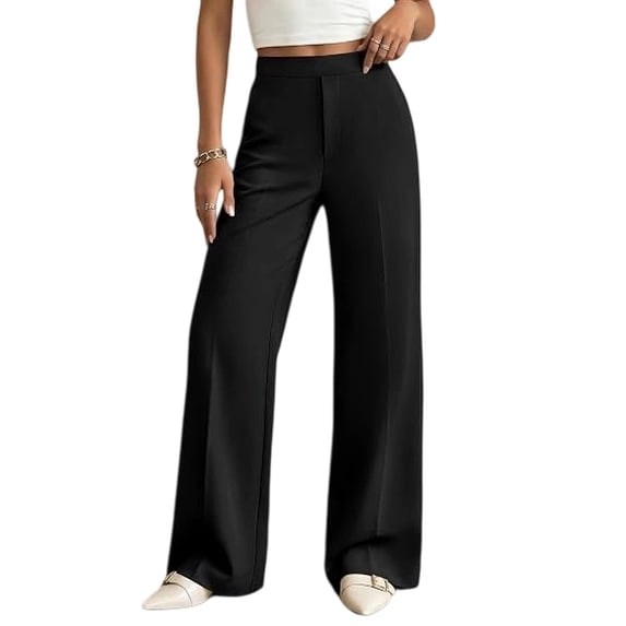 BTFBM Womens Dress Pants Wide Leg Trousers Pockets | High Waisted Long Business Casual Slacks Fall Fashion