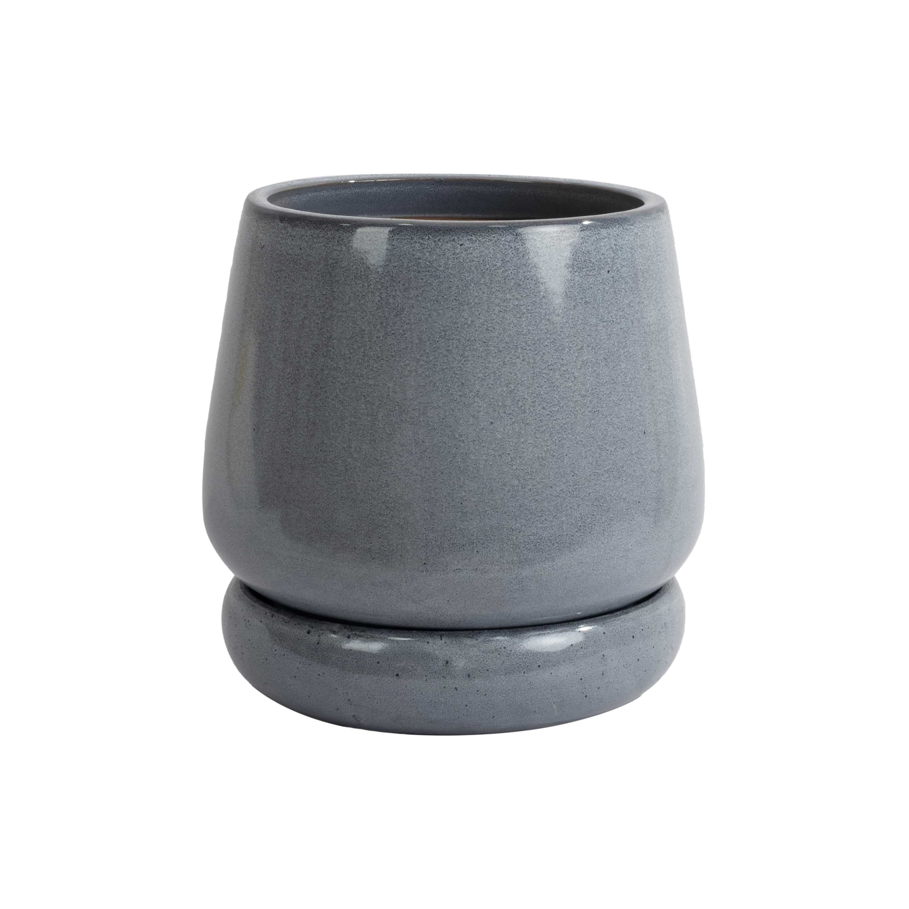 Ceramic Planter With Saucer