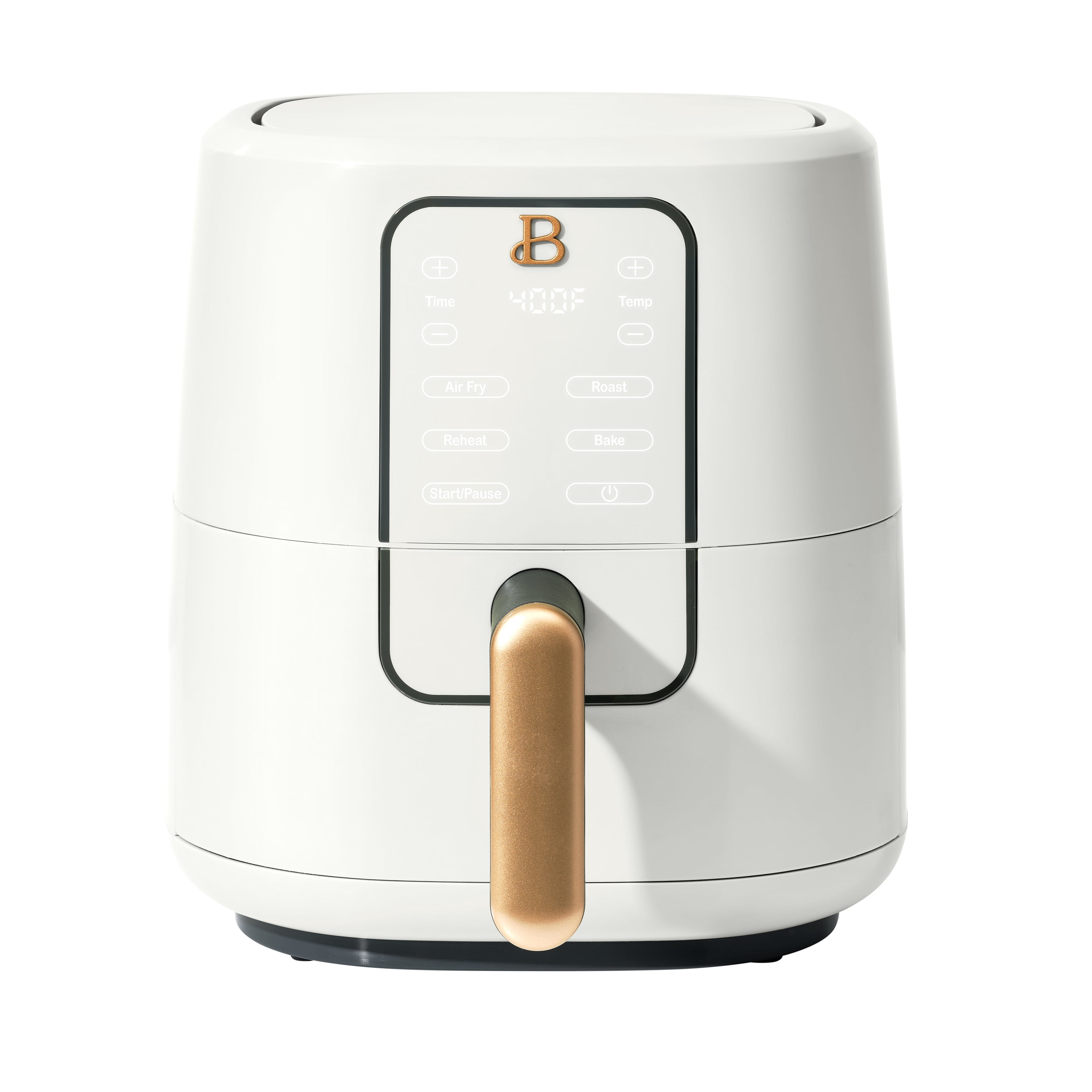 Beautiful 3 Qt Air Fryer with TurboCrisp Technology, EverGood Ceramic Nonstick Coating, White Icing by Drew Barrymore