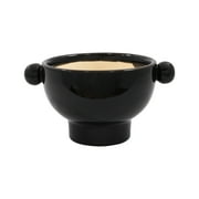 Beautiful 7" Charcoal Handled Ceramic Planter by Drew Barrymore