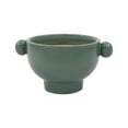 thumbnail image 1 of Beautiful 7" Soft Teal Handled Ceramic Planter by Drew Barrymore, 1 of 8
